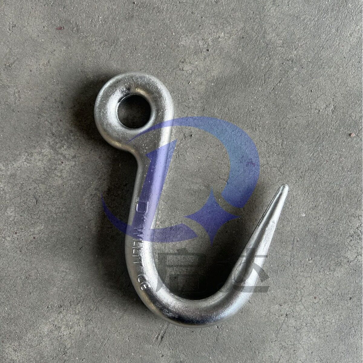 不锈钢钢管钩1T不锈钢起重吊钩环眼钢管钩起重索具吊钩眼型货钩