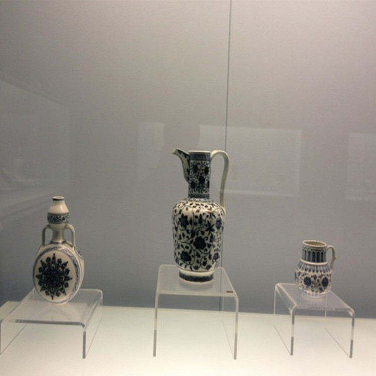 博物馆文物亚克力青铜瓷器展示架