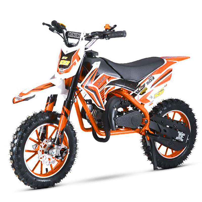 小型摩托49CC 迷你小越野车 二冲程迷你混合非纯汽油儿童成人新车