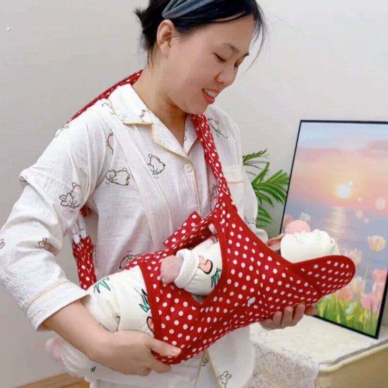 婴儿背带前抱式小月龄传统老式前后两用外出简易抱娃神器解放双手