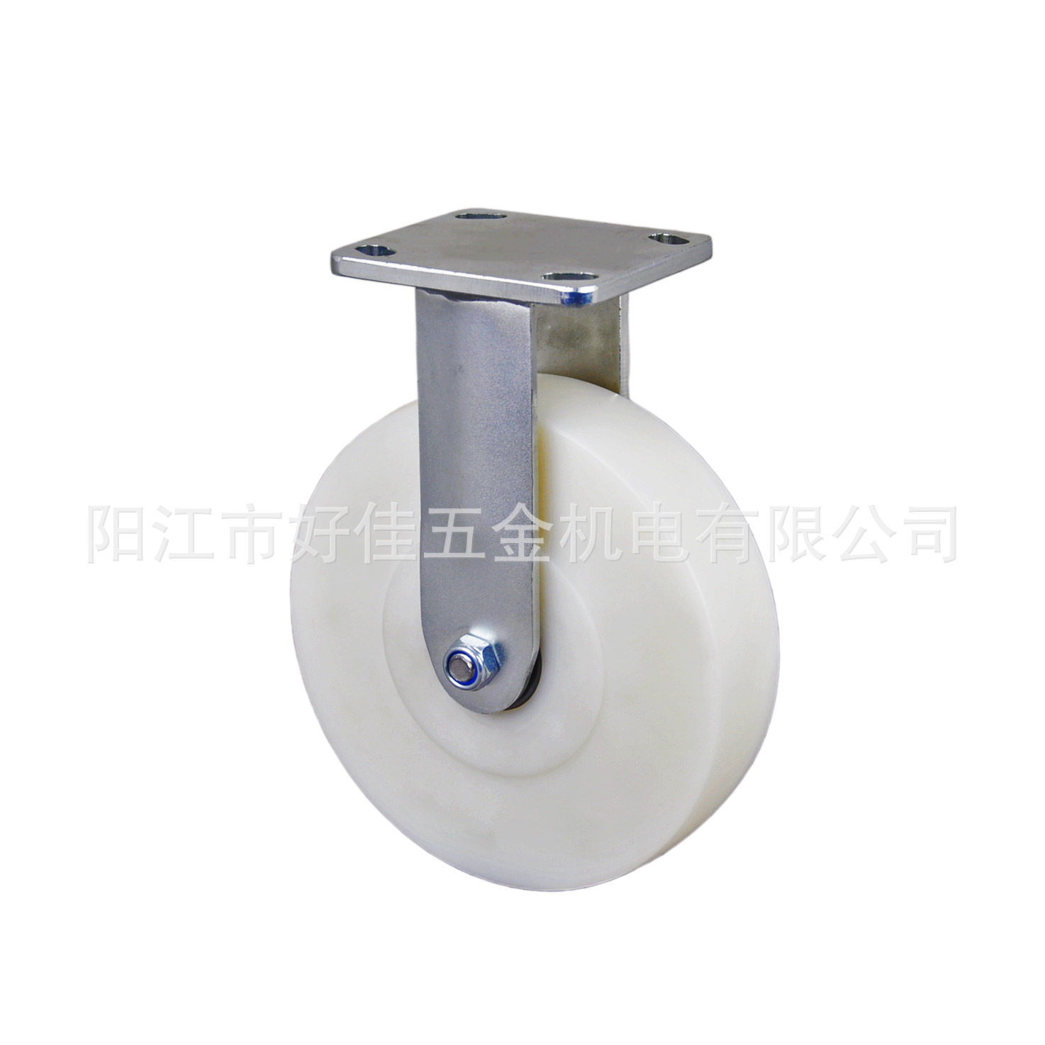 源头工厂产品8X2超重型抗冲击精密轴承定向增强尼龙脚轮