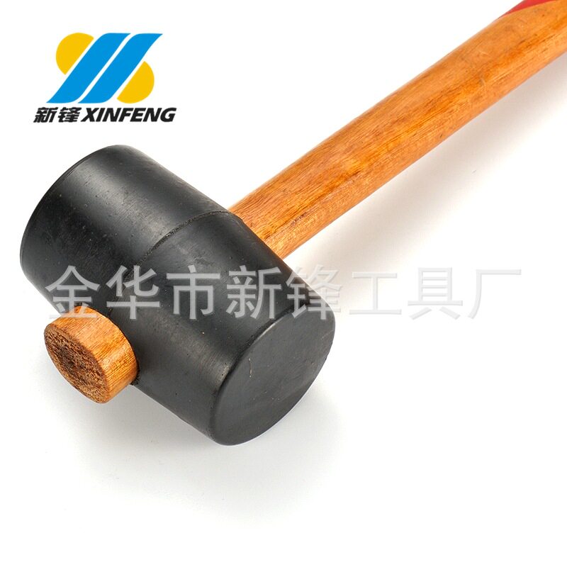 优质橡胶锤皮锤小胶锤法式木柄橡胶锤 尺寸齐全橡胶锤可定牌