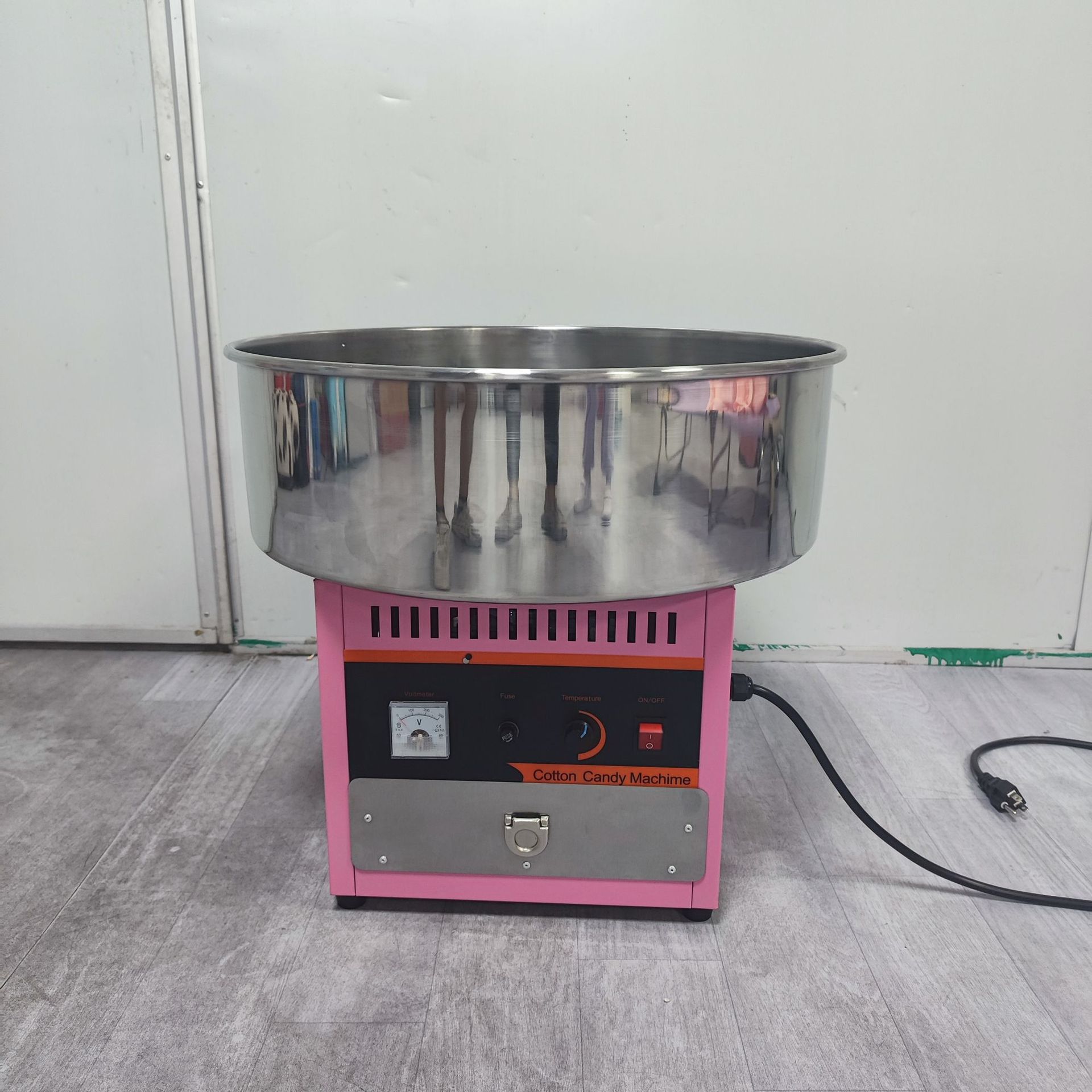 商用电动棉花糖机 跨境殴规美规110V全自动摆摊儿童花式棉花糖机