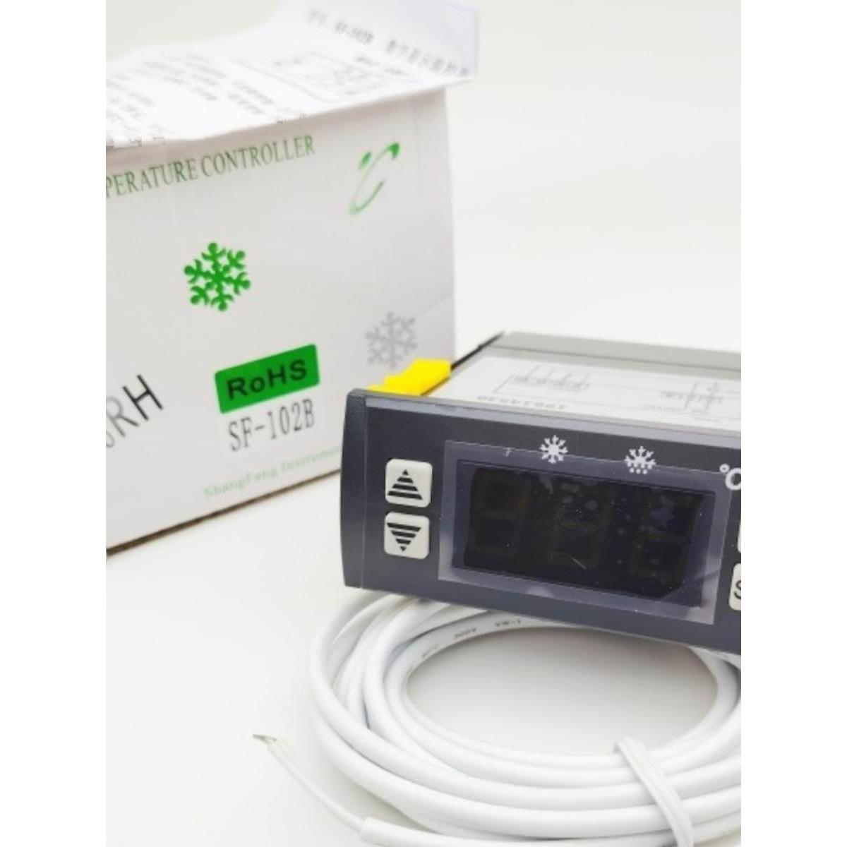 尚方SF-102B冷柜温控器冷藏雪柜冰箱温度控制器大功率30A继电器