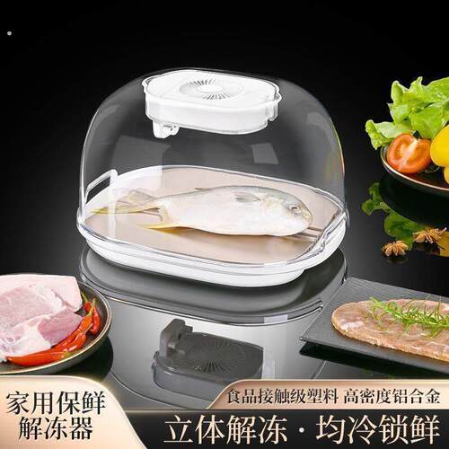 解冻神器家用商用恒温多功能保鲜快速厨房解冻机紫外线沥水篮