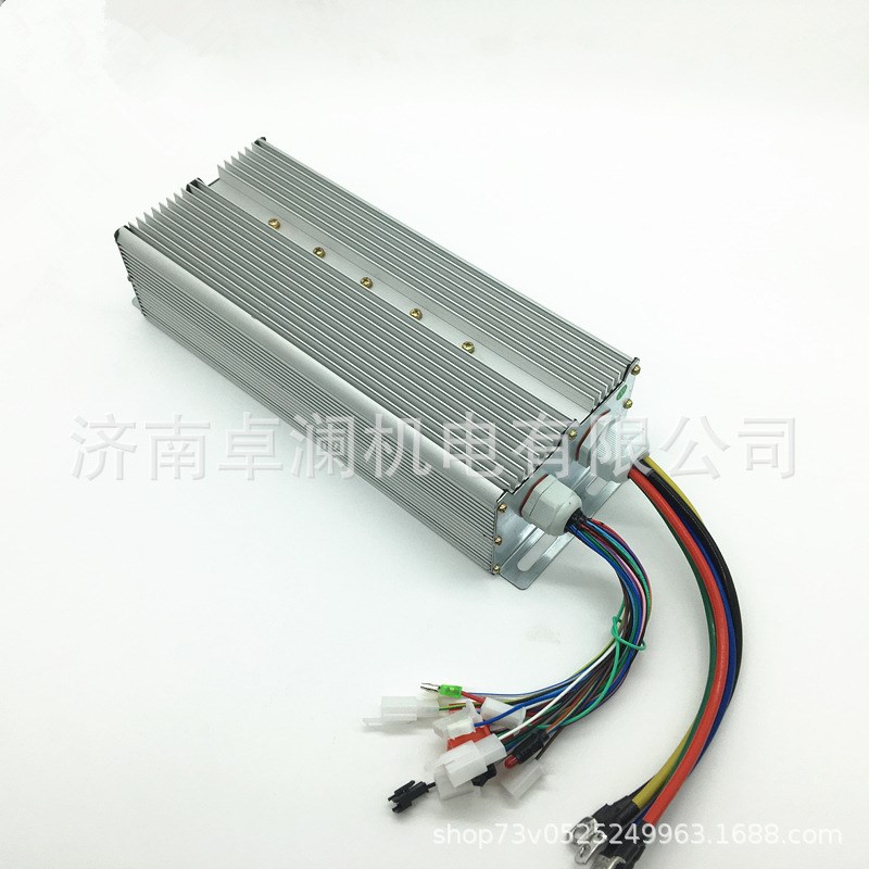 2200W60V72V直流无刷电机带控制器改装微卡电动三四轮车卡丁车