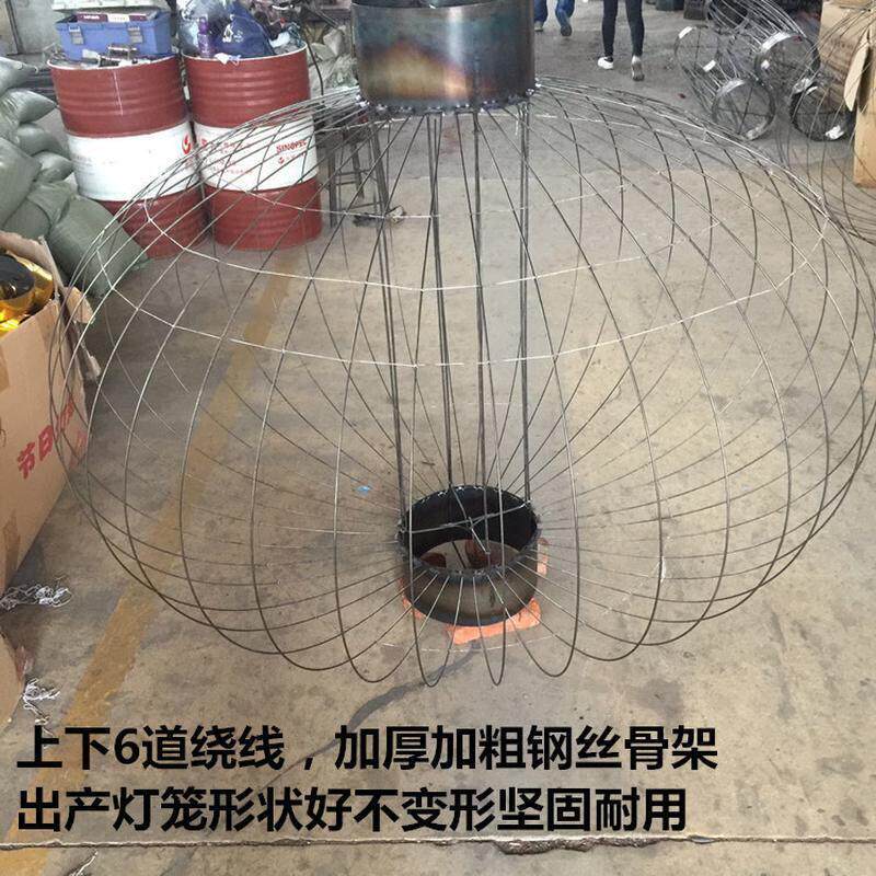 大号户外节日广告春节铁口植绒布大红灯笼厂家宫灯