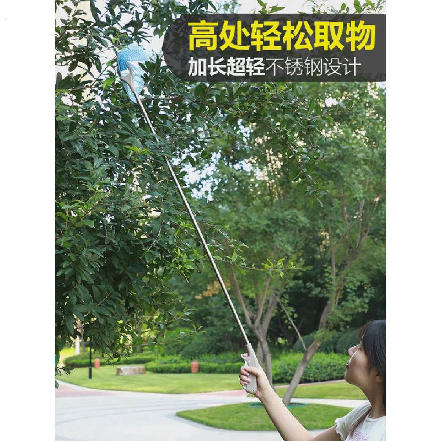 捡垃圾夹子拾物器长夹子取物夹环卫生钳子夹加长柄捡东西工具