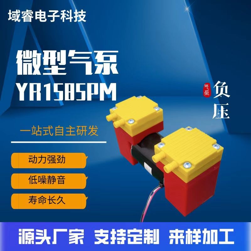 微型气泵12V双头泵微型真空泵充气打气泵正负两用隔膜泵抽气泵