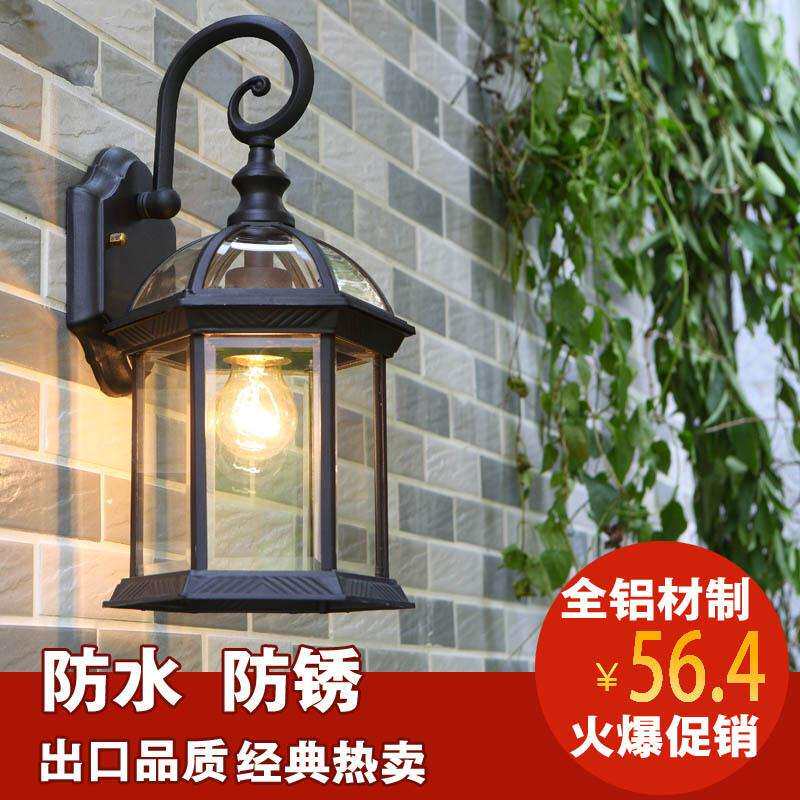 户外壁灯欧式花园庭院LED壁灯防水阳台室外灯别墅大门外墙挂壁灯