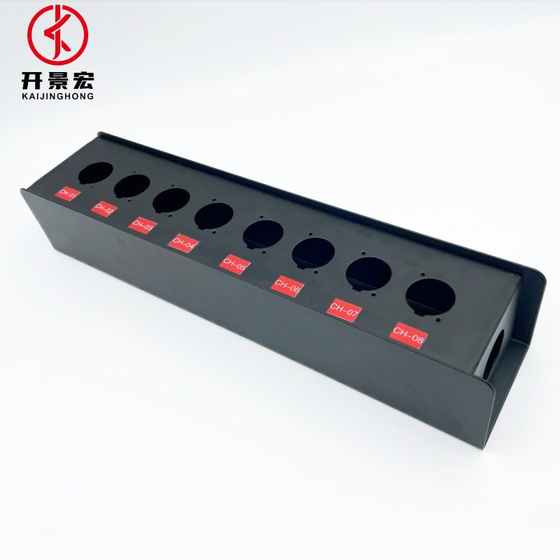 舞台8路D型卡农公母RJ45缆盒