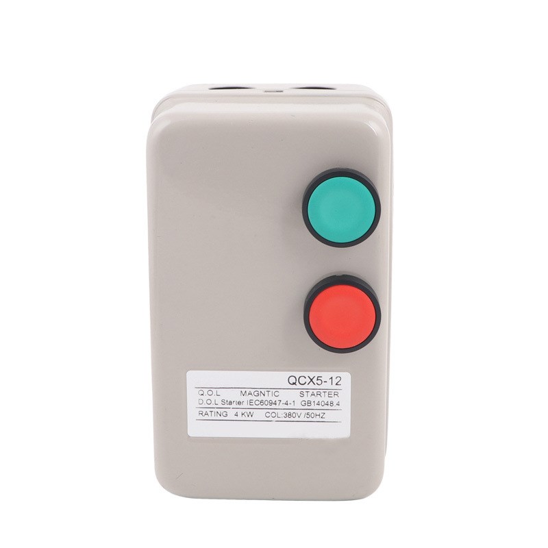 QCX5-65磁力启动器 风机开关机床粉碎机起动电机过载保护器380v