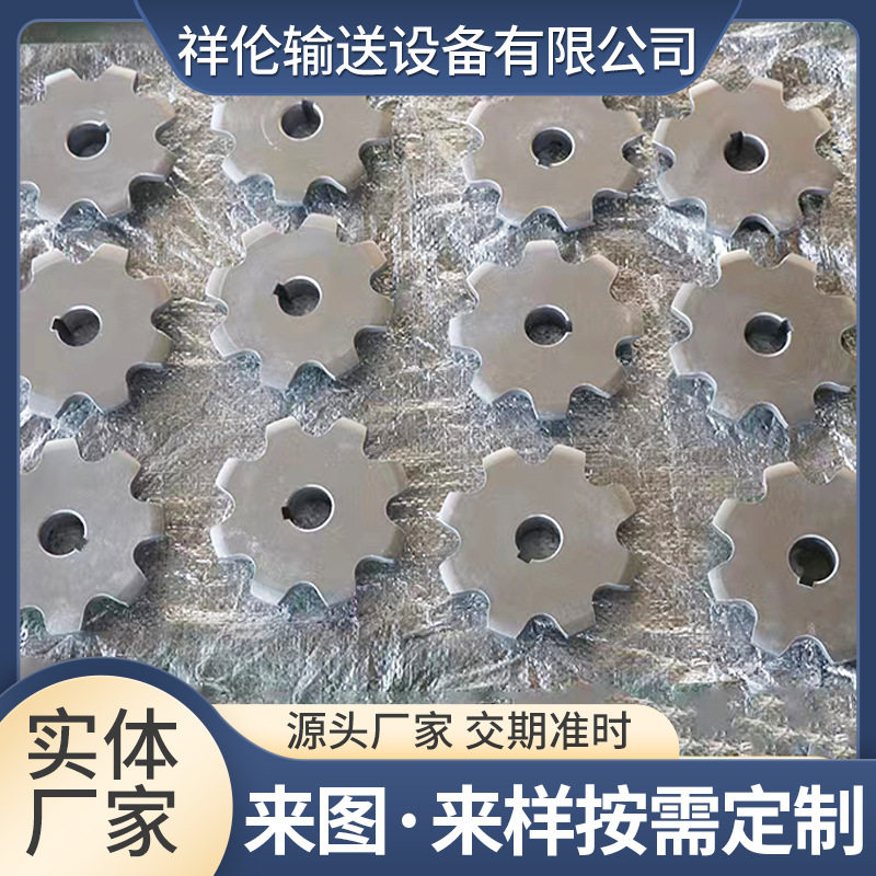 不锈钢大节距双排齿轮齿条链轮