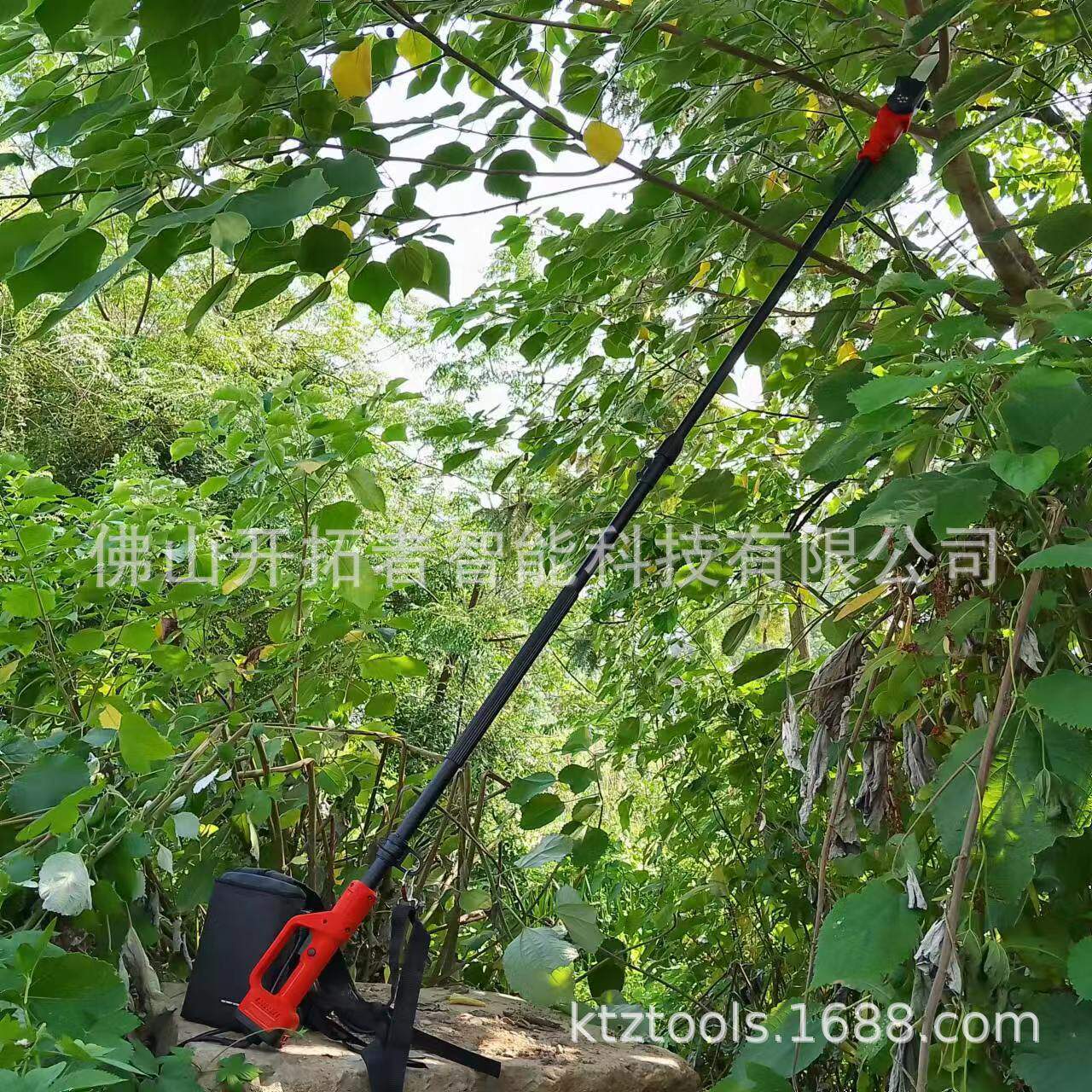 2.7米丸崎24V锂电伸缩高枝锯多功能户外修枝锯电动高空式修枝锯