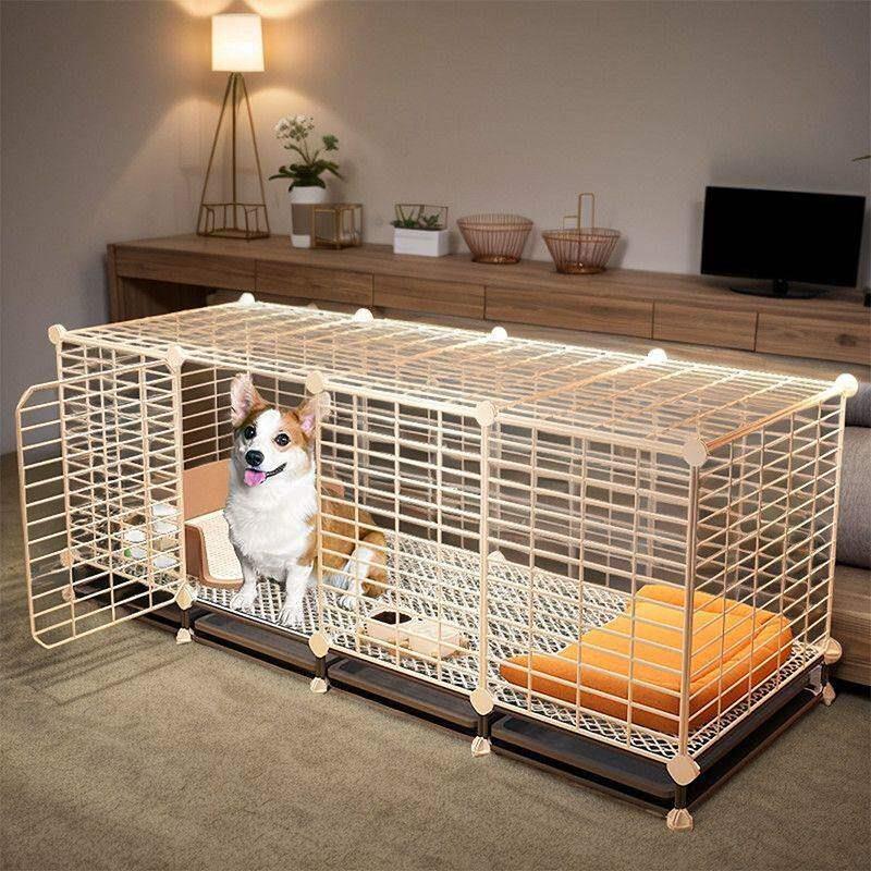 狗笼子小型犬泰迪博美柯基中型犬室内家用宠物狗狗猫笼带厕所分离