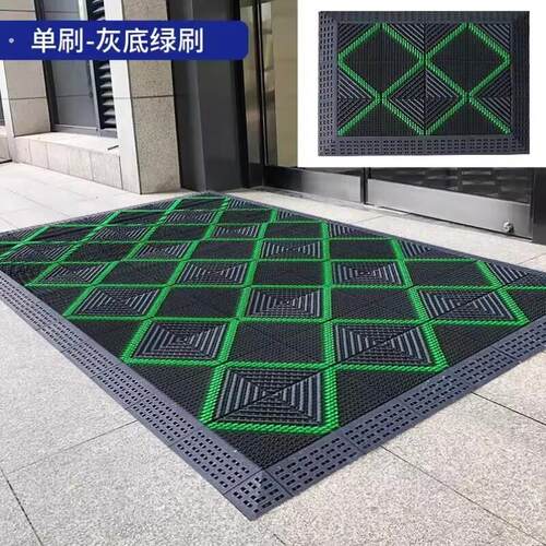 免打理地毯卧室户外门口防水防滑地垫室外庭院拼接脚垫塑料镂空门