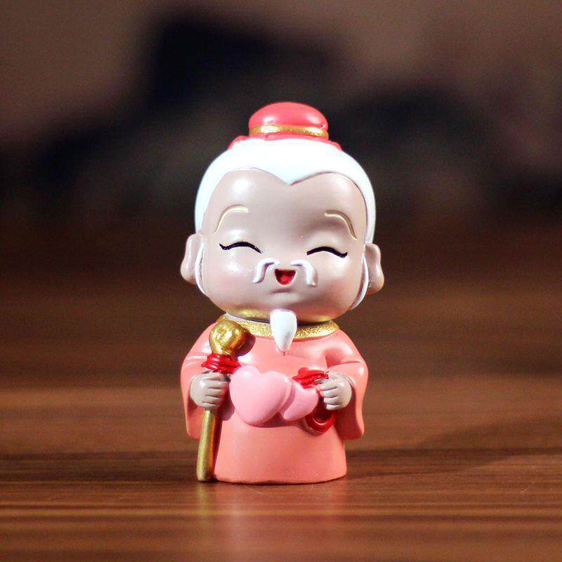 月下老人神像月老摆件小号可爱送男女朋友同事闺蜜创意礼物礼品