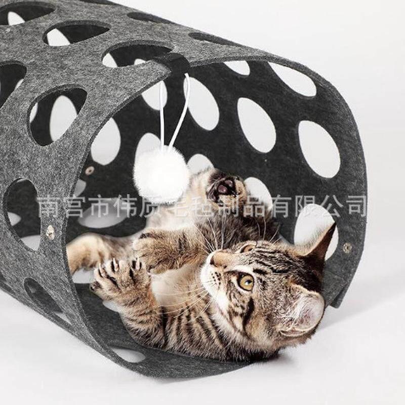 宠物用品猫隧道室内猫游戏隧道互动猫管可拼接宠物隧道可爱风