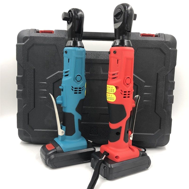 90度直角角向电动充电棘轮扳手12v/18V/28v锂电舞台桁架工具