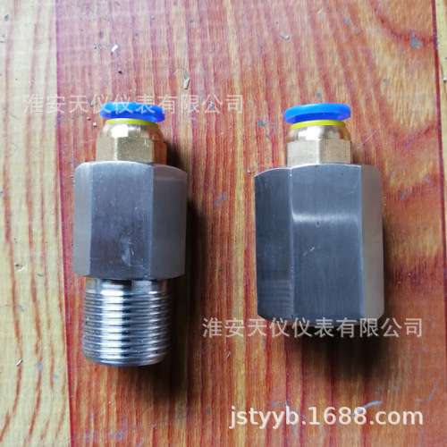 内/外螺纹转Φ6/Φ8/Φ10/Φ12插拔接头 气源管转换快速插头