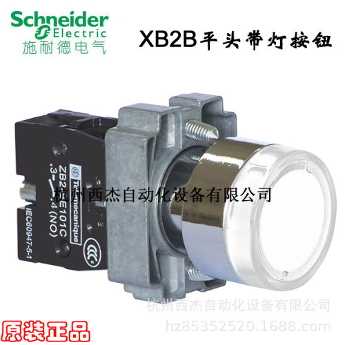 平头带灯按钮24VAC/DC1NO