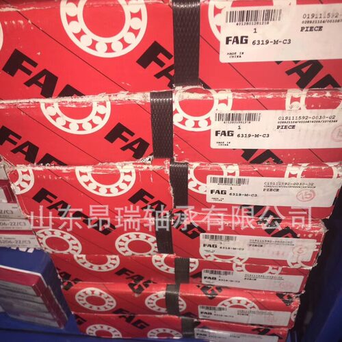 德国FAG  6319-M-C3  铜保持器电机深沟球轴承6317-M     6318-M