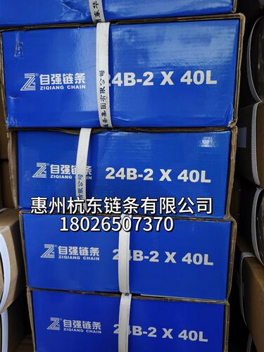 东华链条24B-2X40L自强1.5寸单排双排传动链工业精密滚子链链式