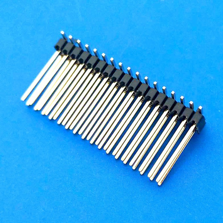 1.27mm双排贴片排针带柱连接器