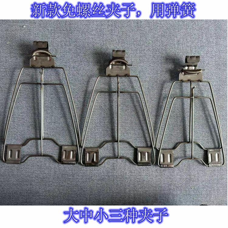 免螺丝烤鸭夹子拉簧不锈钢手撕烤鸭夹烤鸭炉烤板鸭夹新款铁板鸭