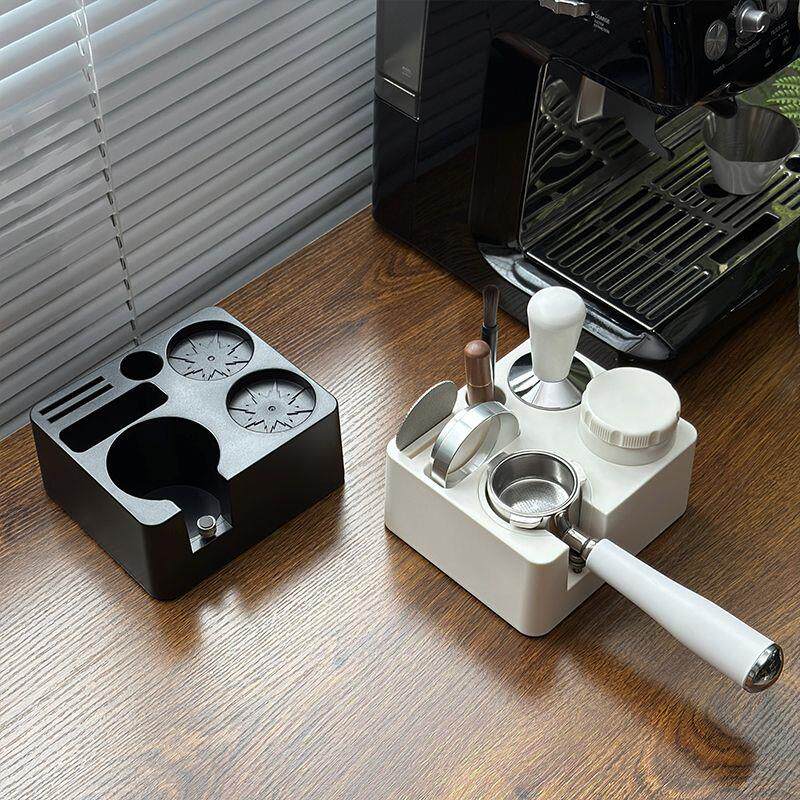 咖啡压粉底座多功能一体布粉器压粉锤 手柄器具收纳组合套装
