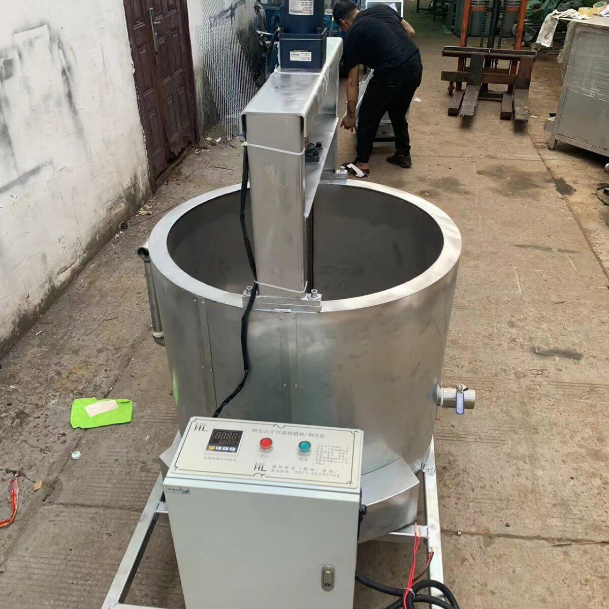 150kg安全节能石蜡融蜡机酥油化蜡锅水晶蜡烛电化炉化蜡机械设备