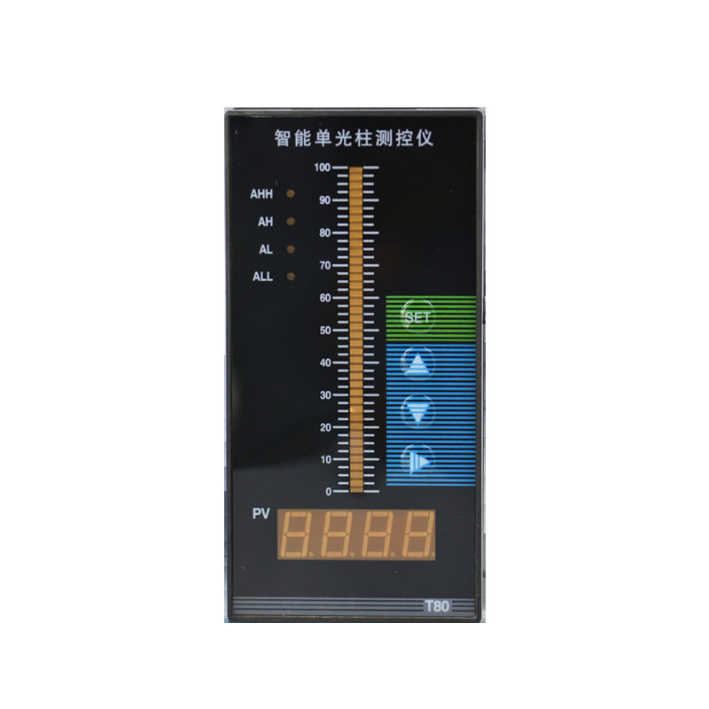 T80智能单光柱测控仪液位显示器液位计水位计控制报警器二次仪表