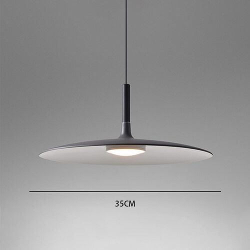 极简餐厅吊灯北欧现代简约创意LED飞碟工业风吊灯吧台餐桌灯具