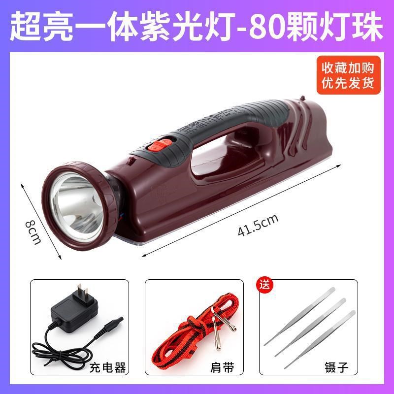 照蝎子灯强光超亮充电紫光灯手提式超长续航大平板豆虫灯外贸