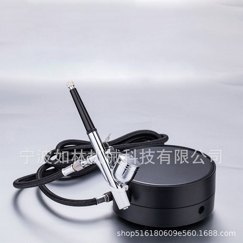 模型喷漆彩绘上色喷绘机迷你小喷笔套装T300K美甲喷笔气泵