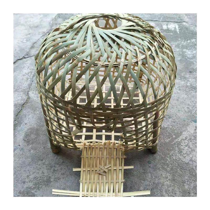 竹鸡笼纯手工竹制品养鸭鸟笼湖南农家纯竹子制作经久耐用竹编笼子