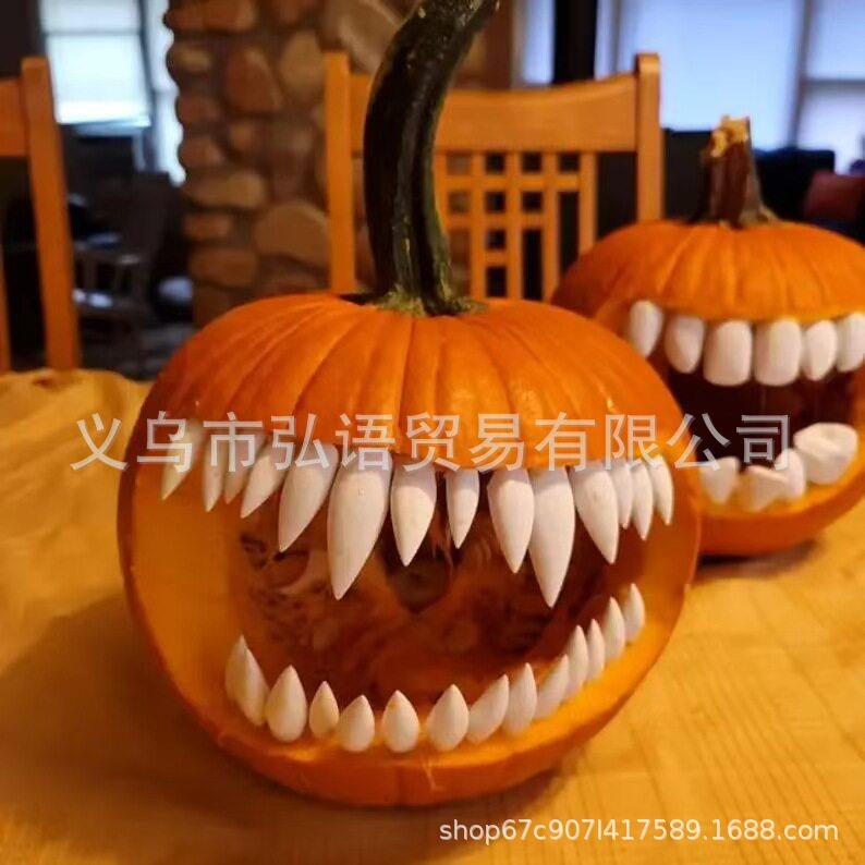 万圣节南瓜灯笼摆件商场酒吧场景布置活动装饰灯镂空发光大南瓜
