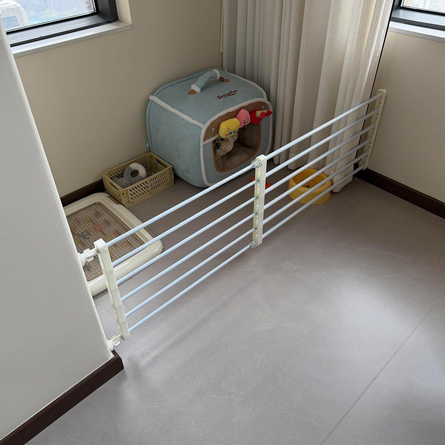 狗狗围栏宠物防护栏阻拦门室内栅栏隔离挡板隔小狗门口可移动防狗