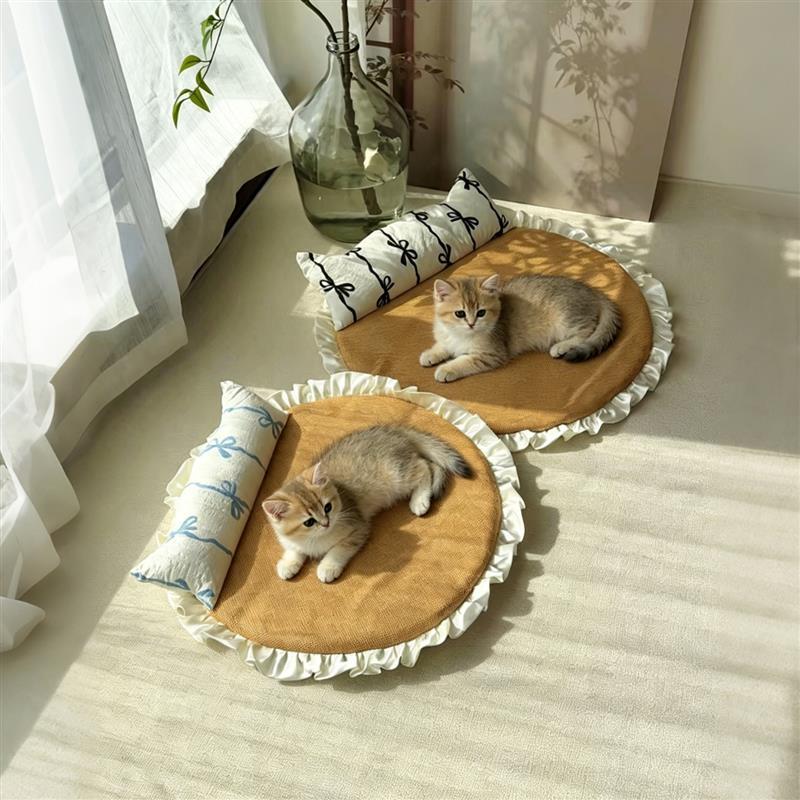 宠物冰垫凉席夏季猫狗垫子睡觉用冰丝清凉垫中小型犬狗窝降温神器
