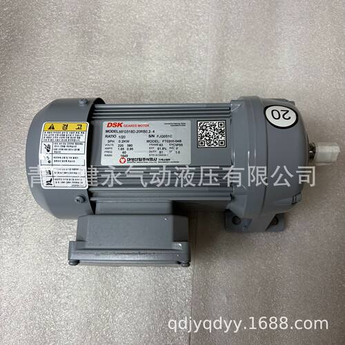 DSK齿轮减速电机MFG518D-20RB
