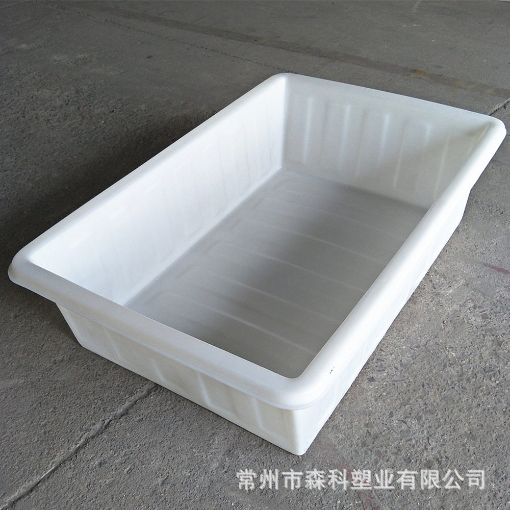 380L塑料方盆 牛筋胶盆 花草蔬菜种植盆 方塑料盆 水泥黄沙搅拌盆