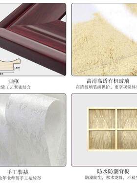 生意兴隆字画办公室挂画公司饭店开业送礼装饰画餐厅店铺牌匾壁画