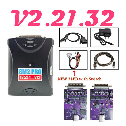 跨境 V2.21.32 SM2PRO  67IN1 69IN1 ECU汽车 故障诊断仪