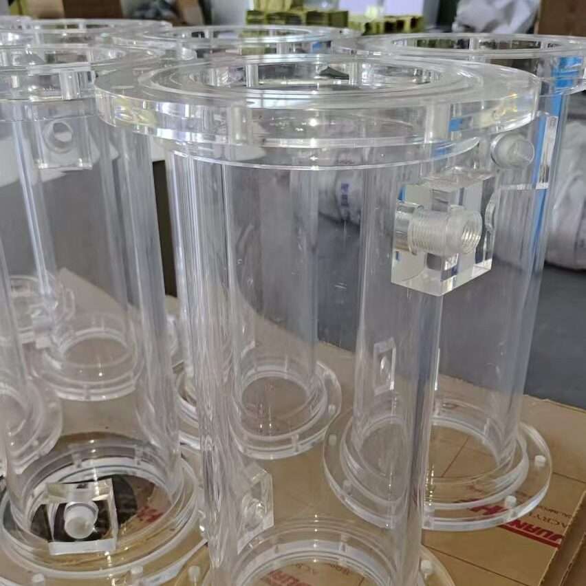 亚克力有机玻璃透明圆管电解槽