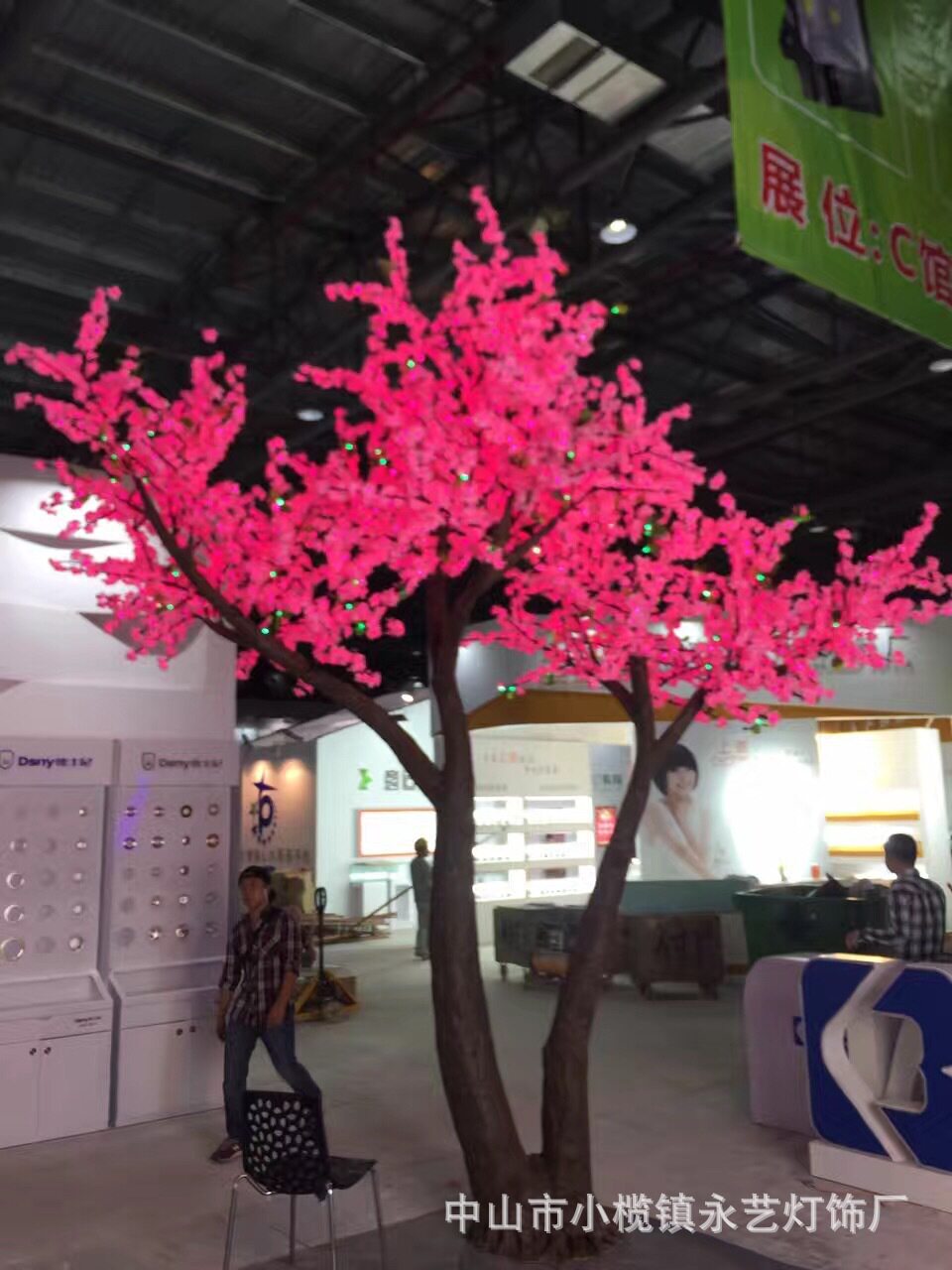 3.5米装饰灯树LED仿真树婚庆陈美发光树公园花园酒店装饰桃花树灯