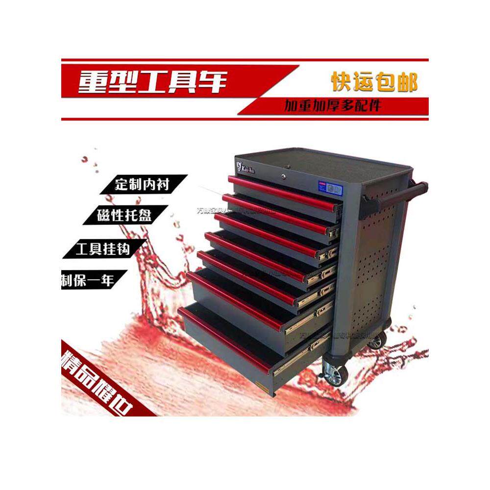 新型重型移动工具车铝车多功能工具柜车间汽车维修工具箱抽屉式