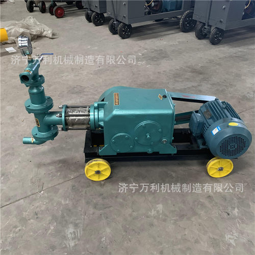 BW50活塞式注浆机地基加固水泥砂浆注浆泵建筑用单杠砂浆注浆泵