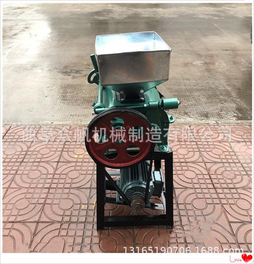 家用小型电动粮食豆子压扁机