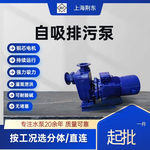 铜叶轮ZW型无堵塞自吸排污泵 15KW自吸污水泵50CYZ-A-32自吸泵