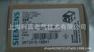 3RT2015-2BB41 接触器 3RT2015-2BB42 线圈电压24Vdc 现货